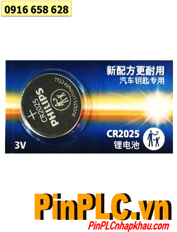 Philips CR2025 P5BC/93, Pin 3v lithium Philips CR2025 P5BC/93 Nội địa Trung